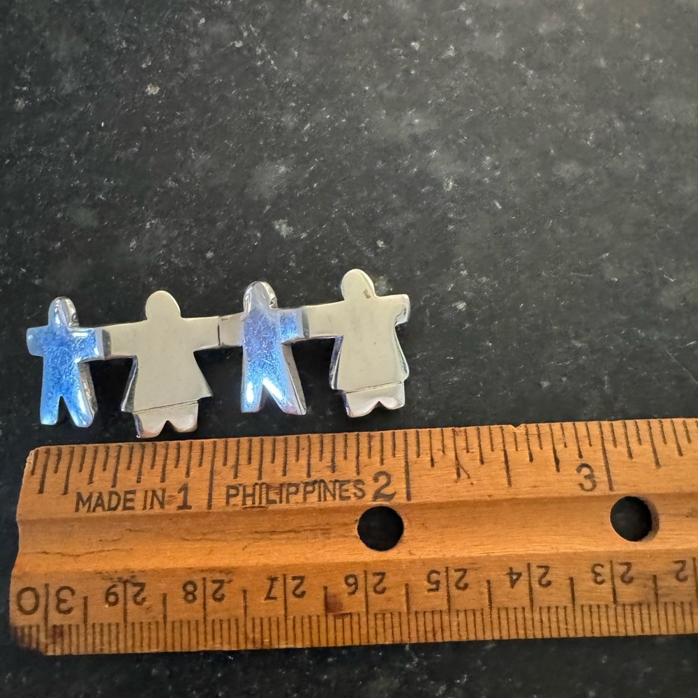 Silpada Silver Family Brooch